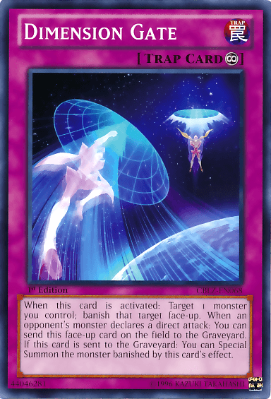 1st Edition, Common, Continuous Trap, Cosmo Blazer, Trap, Unlimited Dimension Gate [CBLZ-EN068] Common - Trading Card World