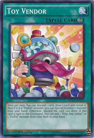 1st Edition, 2015 Mega-Tins Mega Pack, Common, Continuous Spell, Spell Toy Vendor [MP15-EN170] Common - Trading Card World