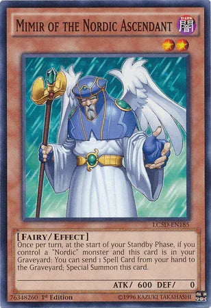 1st Edition, Common, Dark, Effect Monster, Fairy, Legendary Collection 5D's Mimir of the Nordic Ascendant [LC5D-EN185] Common - Trading Card World