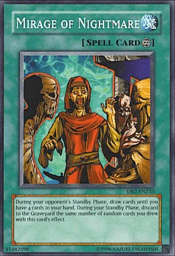 Common, Continuous Spell, Dark Beginning 2, Spell, Unlimited Mirage of Nightmare [DB2-EN233] Common - Trading Card World