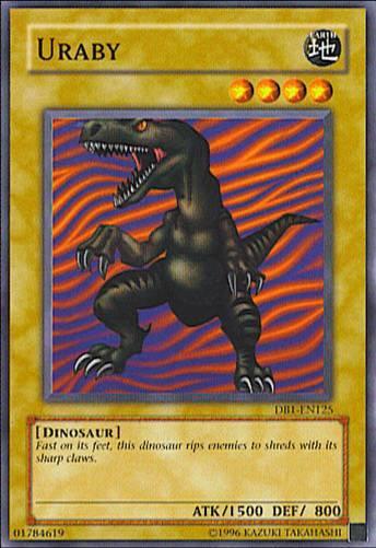 Common, Dark Beginning 1, Dinosaur, Earth, Normal Monster, Unlimited Uraby [DB1-EN125] Common - Trading Card World