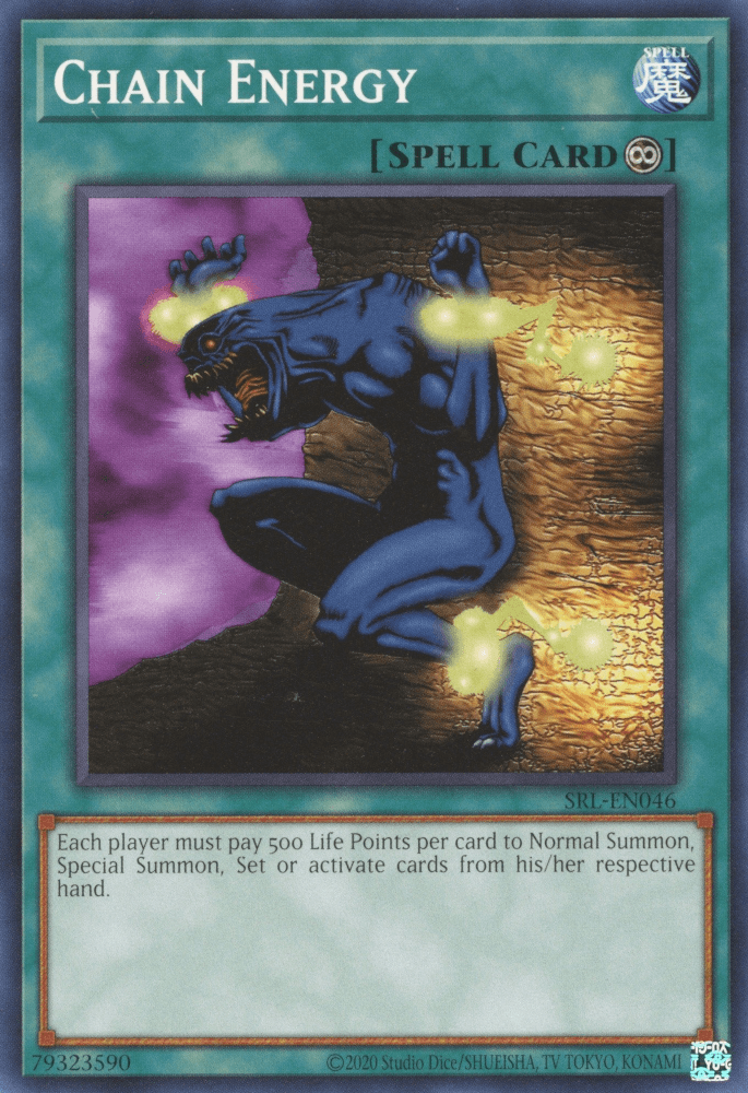 Common, Normal Spell, Spell, Spell Ruler, Unlimited Chain Energy [SRL-EN046] Common - Trading Card World