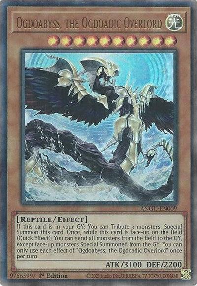 1st Edition, Ancient Guardians, Effect Monster, Light, Reptile, Ultra Rare Ogdoabyss, the Ogdoadic Overlord (Ultra Rare) [ANGU-EN009] Ultra Rare - Trading Card World