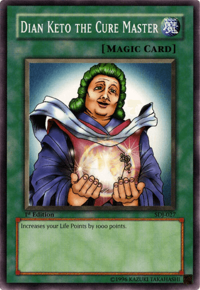 1st Edition, Common, Normal Spell, Spell, Starter Deck: Joey, Unlimited Dian Keto the Cure Master [SDJ-027] Common - Trading Card World
