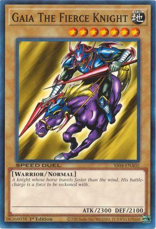 1st Edition, Common, Earth, Normal Monster, Speed Duel: Match of the Millennium, Warrior Gaia The Fierce Knight [SS04-ENA02] Common - Trading Card World