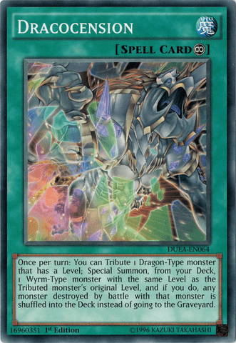 1st Edition, Common, Continuous Spell, Duelist Alliance, Spell, Unlimited Dracocension [DUEA-EN064] Common - Trading Card World