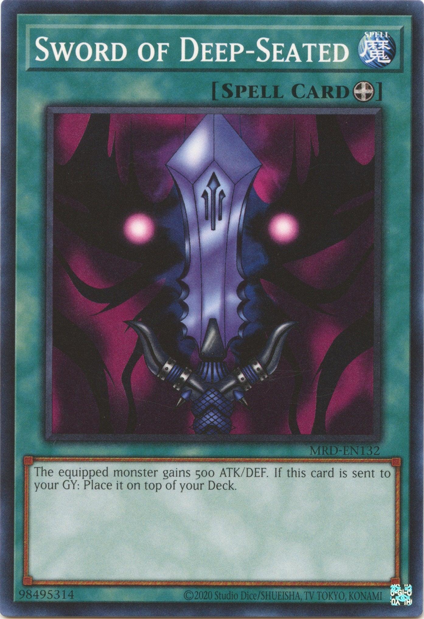 Common, Equip Spell, Metal Raiders (25th Anniversary Edition), Spell, Unlimited Sword of Deep-Seated (25th Anniversary) [MRD-EN132] Common - Trading Card World