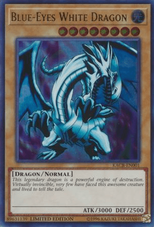 Collector's Boxes, Dragon, Light, Limited, Normal Monster, Promo Blue-Eyes White Dragon (Oversized) [KACB-EN001] Promo - Trading Card World