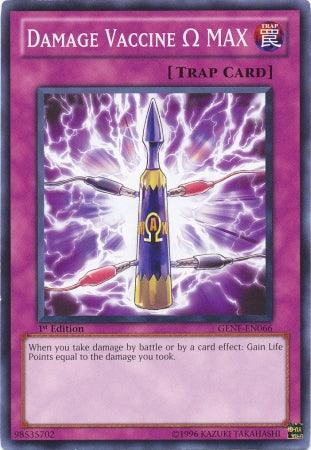 1st Edition, Common, Generation Force, Normal Trap, Trap, Unlimited Damage Vaccine Omega MAX [GENF-EN066] Common - Trading Card World