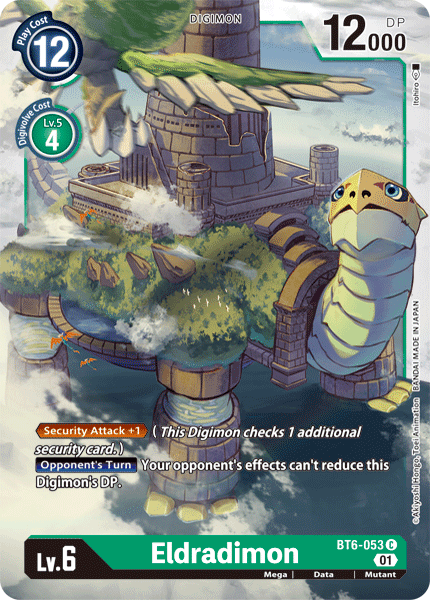 BT6-053, Common, Data, Digimon, Double Diamond, Green, Mega, Mutant Eldradimon [BT6-053] [Double Diamond] - Trading Card World