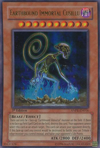 1st Edition, Ancient Prophecy, Beast, Dark, Effect Monster, Ultra Rare, Unlimited Earthbound Immortal Cusillu [ANPR-EN016] Ultra Rare - Trading Card World