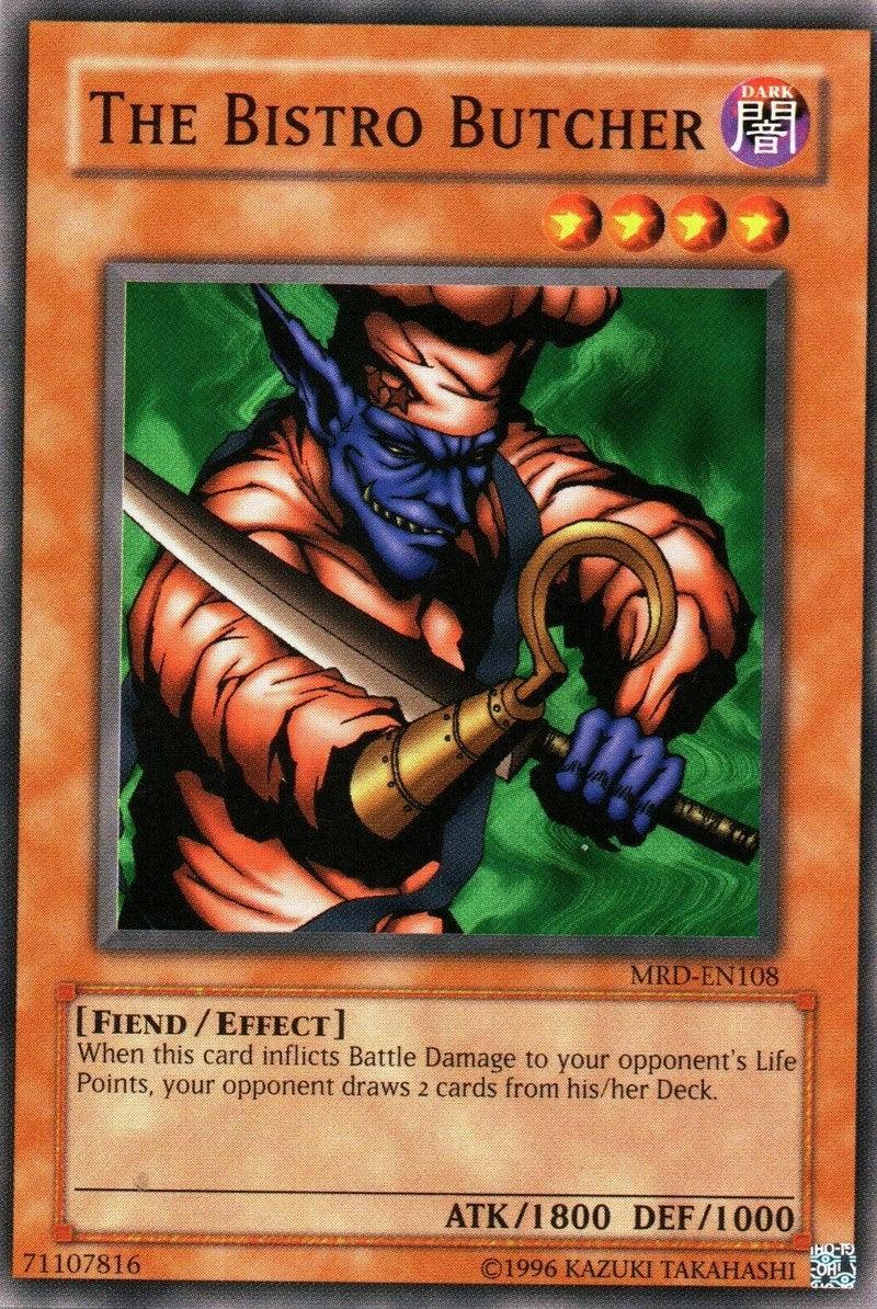 Common, Dark, Effect Monster, Fiend, Metal Raiders, Unlimited The Bistro Butcher [MRD-EN108] Common - Trading Card World
