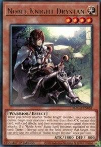 1st Edition, Effect Monster, Light, Maximum Gold, Rare, Warrior Noble Knight Drystan [MAGO-EN082] Rare - Trading Card World