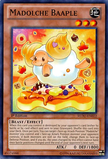 1st Edition, Beast, Common, Earth, Effect Monster, Return of the Duelist, Unlimited Madolche Baaple [REDU-EN022] Common - Trading Card World