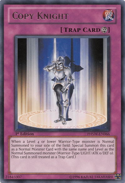 1st Edition, Continuous Trap, Photon Shockwave, Rare, Trap, Unlimited Copy Knight [PHSW-EN066] Rare - Trading Card World
