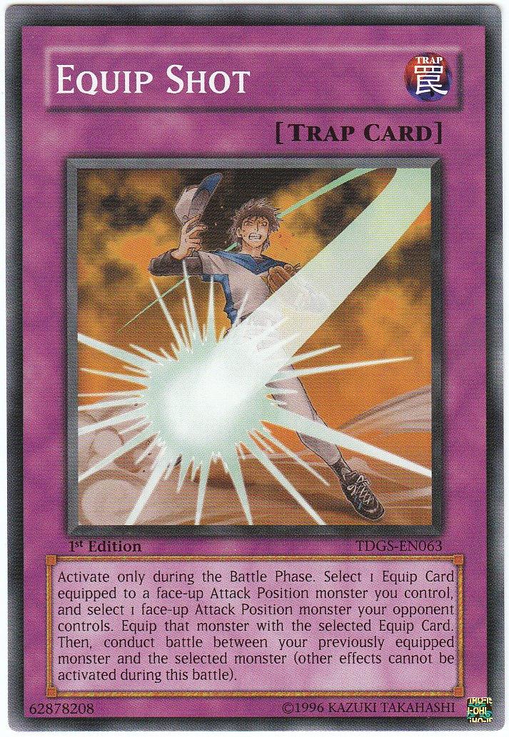 1st Edition, Common, Normal Trap, The Duelist Genesis, Trap, Unlimited Equip Shot [TDGS-EN063] Common - Trading Card World