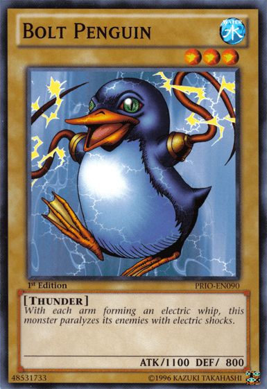 1st Edition, Common, Normal Monster, Primal Origin, Thunder, Unlimited, Water Bolt Penguin [PRIO-EN090] Common - Trading Card World