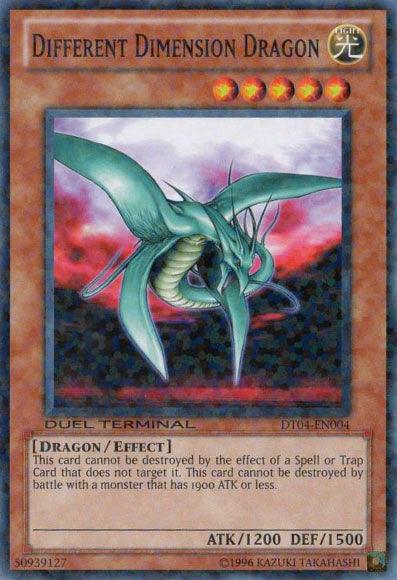 Common, Dragon, Duel Terminal 4, Effect Monster, Light, Limited Different Dimension Dragon [DT04-EN004] Common - Trading Card World