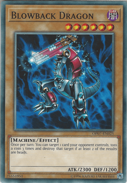Common, Dark, Effect Monster, Machine, OTS Tournament Pack 7, Unlimited Blowback Dragon [OP07-EN025] Common - Trading Card World