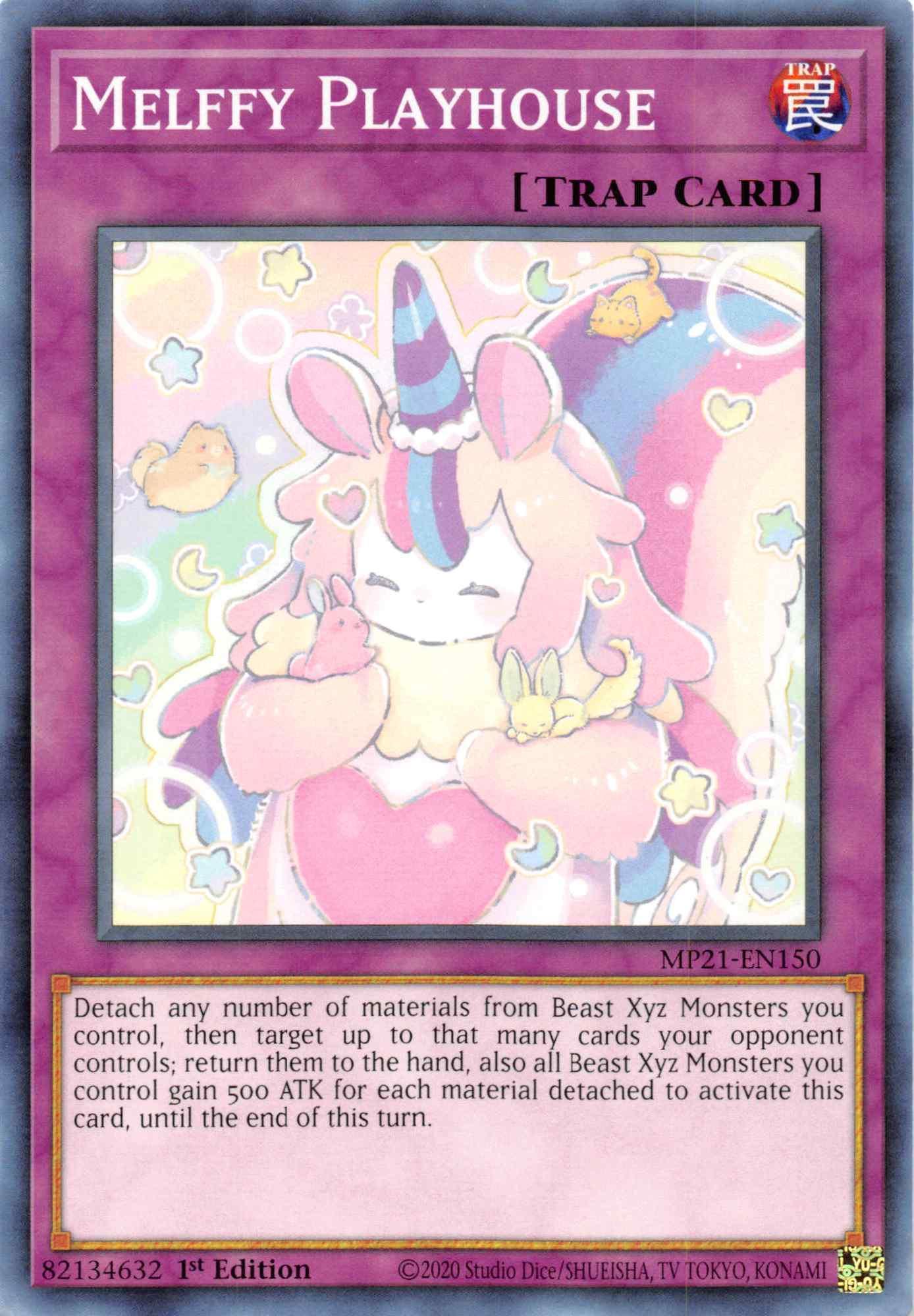 1st Edition, 2021 Tin of Ancient Battles, Common, Normal Trap, Trap Melffy Playhouse [MP21-EN150] Common - Trading Card World