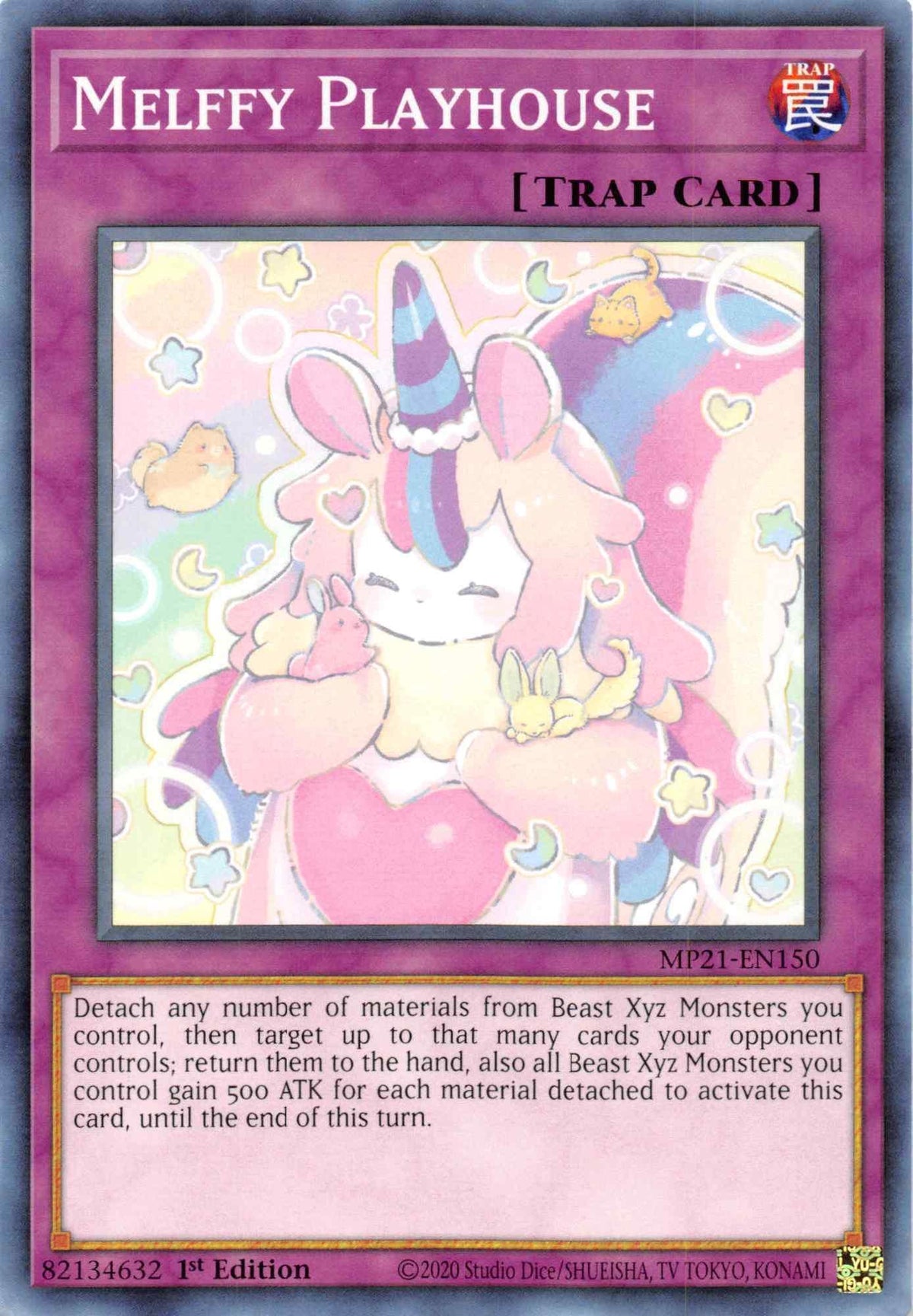 1st Edition, 2021 Tin of Ancient Battles, Common, Normal Trap, Trap Melffy Playhouse [MP21-EN150] Common - Trading Card World