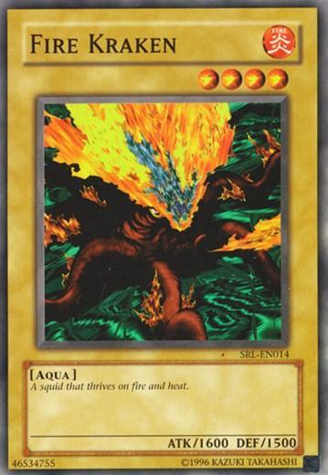 Aqua, Common, Fire, Normal Monster, Spell Ruler, Unlimited Fire Kraken [SRL-EN014] Common - Trading Card World