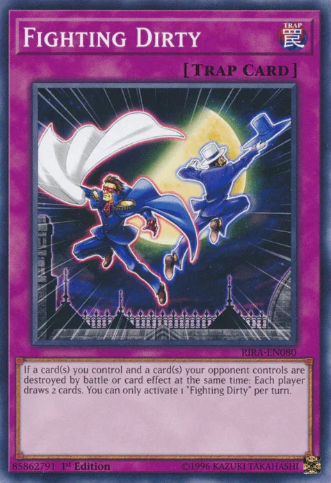 1st Edition, Common, Continuous Trap, Rising Rampage, Trap, Unlimited Fighting Dirty [RIRA-EN080] Common - Trading Card World
