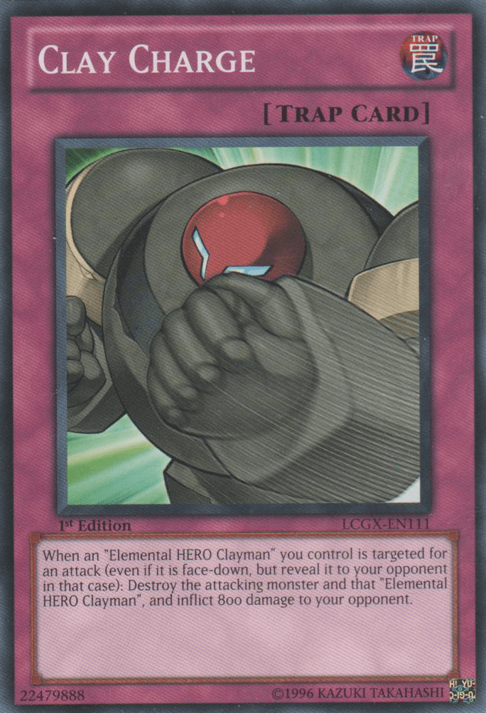 1st Edition, Common, Legendary Collection 2, Normal Trap, Trap, Unlimited Clay Charge [LCGX-EN111] Common - Trading Card World