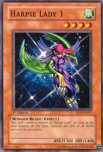 1st Edition, Common, Effect Monster, Rise of Destiny, Unlimited, Wind, Winged Beast Harpie Lady 1 [RDS-EN017] Common - Trading Card World