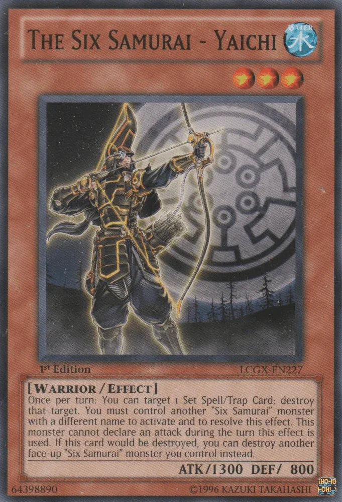 1st Edition, Common, Effect Monster, Legendary Collection 2, Unlimited, Warrior, Water The Six Samurai - Yaichi [LCGX-EN227] Common - Trading Card World