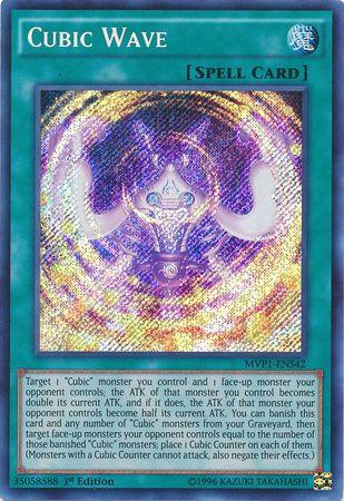 1st Edition, Normal Spell, Secret Rare, Spell, The Dark Side of Dimensions Movie Pack: Secret Edition Cubic Wave [MVP1-ENS42] Secret Rare - Trading Card World