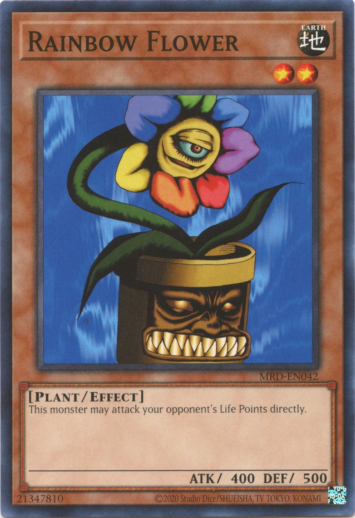 Common, Earth, Effect Monster, Metal Raiders (25th Anniversary Edition), Plant, Unlimited Rainbow Flower (25th Anniversary) [MRD-EN042] Common - Trading Card World