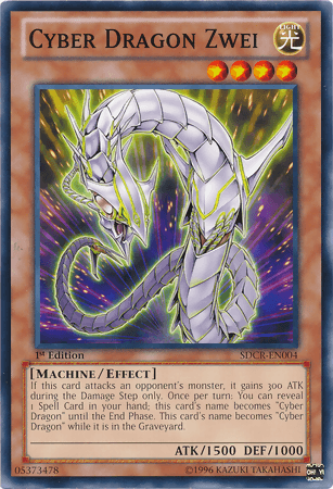 1st Edition, Common, Effect Monster, Light, Machine, Structure Deck: Cyber Dragon Revolution, Unlimited Cyber Dragon Zwei [SDCR-EN004] Common - Trading Card World