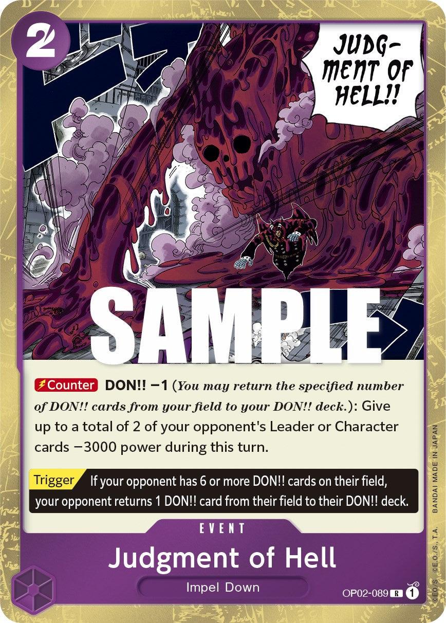 Event, Impel Down, Paramount War, Rare Judgment of Hell [Paramount War] - Trading Card World
