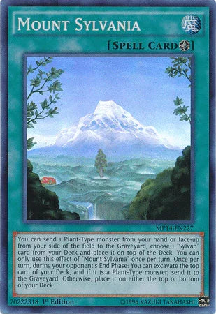 1st Edition, 2014 Mega-Tins Mega Pack, Field Spell, Spell, Super Rare Mount Sylvania [MP14-EN227] Super Rare - Trading Card World