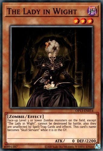 Common, Dark, Effect Monster, OTS Tournament Pack 13, Unlimited, Zombie The Lady in Wight [OP13-EN014] Common - Trading Card World