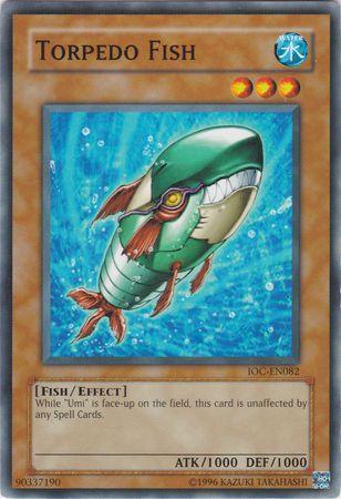Common, Effect Monster, Fish, Invasion of Chaos, Unlimited, Water Torpedo Fish [IOC-EN082] Common - Trading Card World