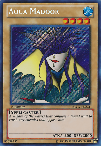 1st Edition, Legendary Collection 3: Yugi's World, Normal Monster, Secret Rare, Spellcaster, Unlimited, Water Aqua Madoor [LCYW-EN221] Secret Rare - Trading Card World
