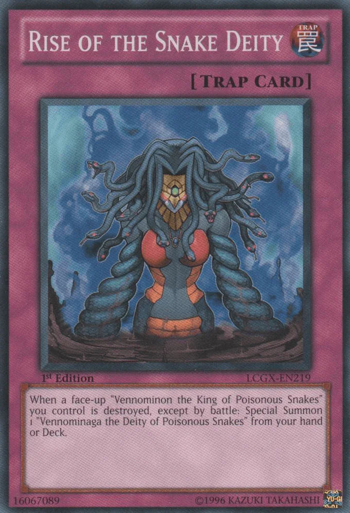1st Edition, Common, Legendary Collection 2, Normal Trap, Trap, Unlimited Rise of the Snake Deity [LCGX-EN219] Common - Trading Card World