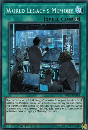 Flames of Destruction, Limited, Quick Play Spell, Spell, Super Rare World Legacy's Memory [FLOD-ENSE3] Super Rare - Trading Card World