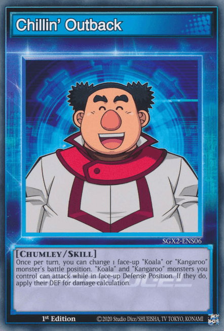 1st Edition, Common, Skill Card, Speed Duel GX: Midterm Paradox Chillin' Outback [SGX2-ENS06] Common - Trading Card World