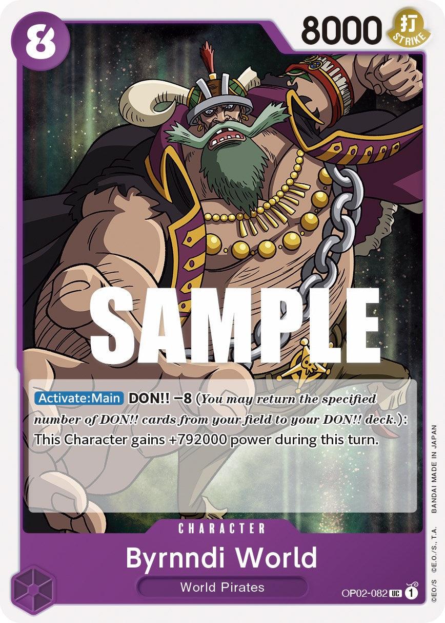 Character, Paramount War, Uncommon, World Pirates Byrnndi World [Paramount War] - Trading Card World
