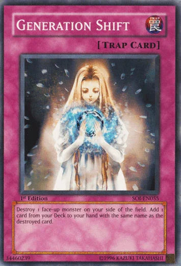 1st Edition, Common, Normal Trap, Shadow of Infinity, Trap, Unlimited Generation Shift [SOI-EN055] Common - Trading Card World