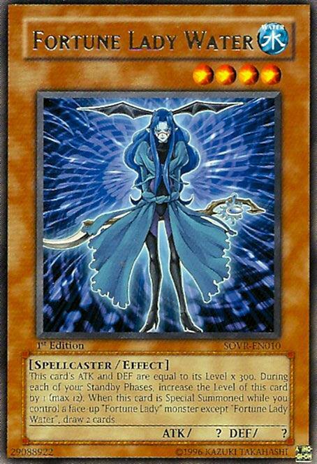 1st Edition, Effect Monster, Rare, Spellcaster, Stardust Overdrive, Unlimited, Water Fortune Lady Water [SOVR-EN010] Rare - Trading Card World