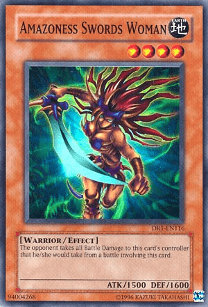 Dark Revelation Volume 1, Earth, Effect Monster, Super Rare, Unlimited, Warrior Amazoness Swords Woman [DR1-EN116] Super Rare - Trading Card World