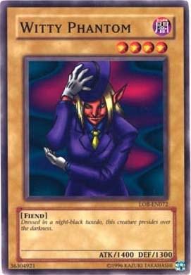 Common, Dark, Fiend, Normal Monster, The Legend of Blue Eyes White Dragon, Unlimited Witty Phantom [LOB-EN072] Common - Trading Card World