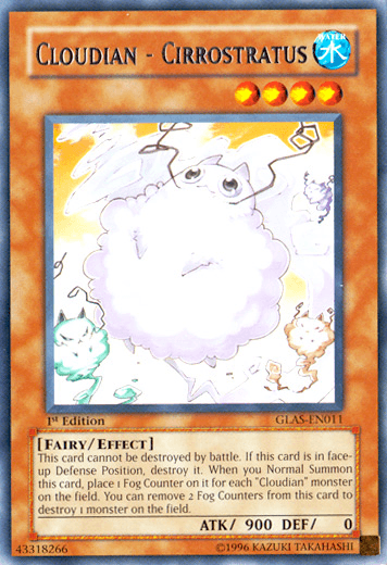 1st Edition, Effect Monster, Fairy, Gladiator's Assault, Rare, Unlimited, Water Cloudian - Cirrostratus [GLAS-EN011] Rare - Trading Card World