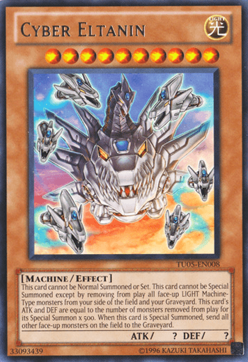 Effect Monster, Light, Machine, Rare, Turbo Pack: Booster Five, Unlimited Cyber Eltanin [TU05-EN008] Rare - Trading Card World