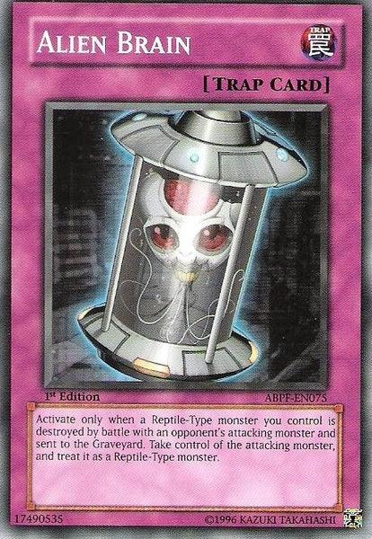 1st Edition, Absolute Powerforce, Common, Normal Trap, Trap, Unlimited Alien Brain [ABPF-EN075] Common - Trading Card World
