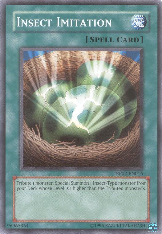 Common, Normal Spell, Retro Pack 2, Spell, Unlimited Insect Imitation [RP02-EN016] Common - Trading Card World